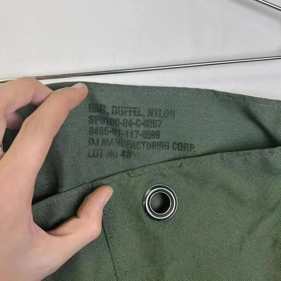 Vintage Military Style Green Gear Bag - US Issue - Picture 6 of 6